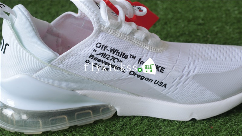 Off White x Nike Air Max 270 White